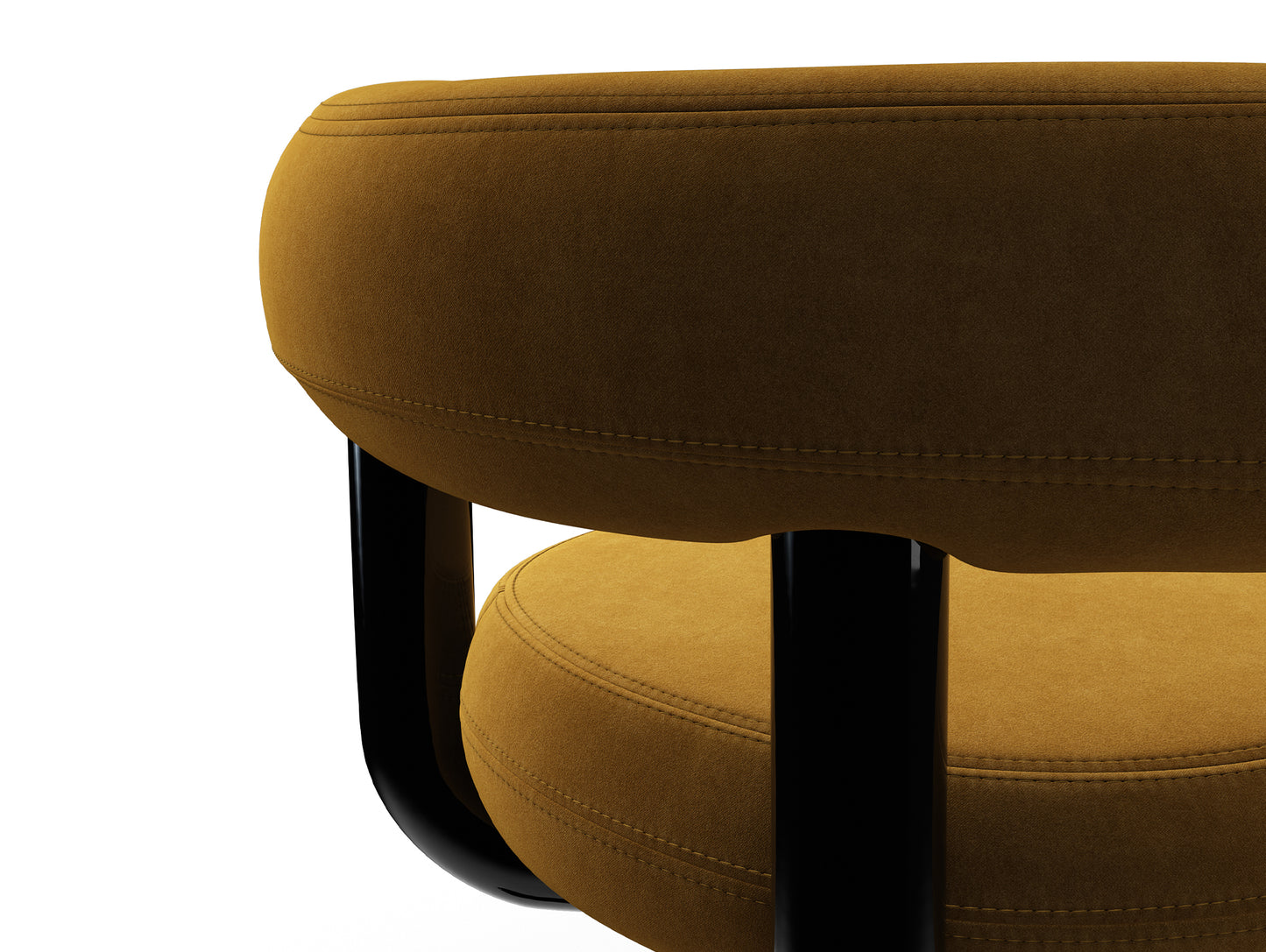 Fat Work Office Chair by Tom Dixon - Tom Dixon Royal Velvet 132