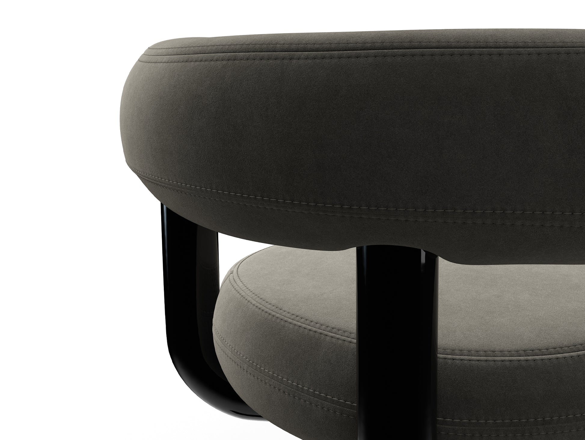 Fat Work Office Chair by Tom Dixon - Tom Dixon Royal Velvet 158