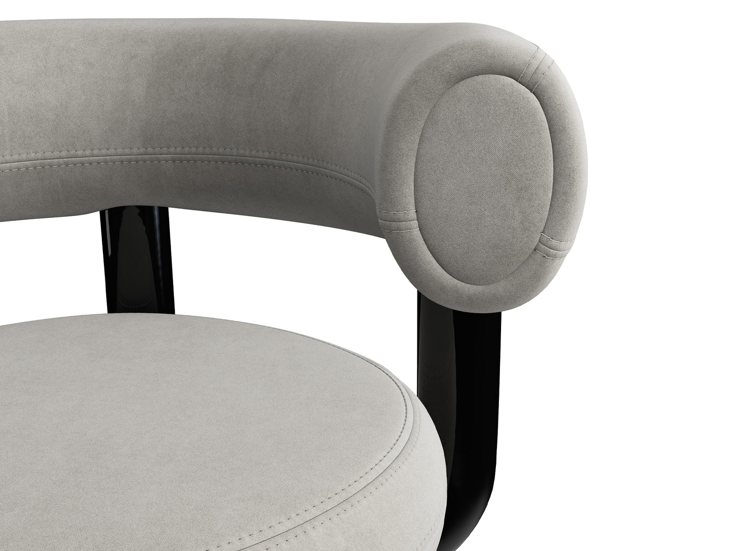 Fat Work Office Chair by Tom Dixon - Tom Dixon Royal Velvet 84