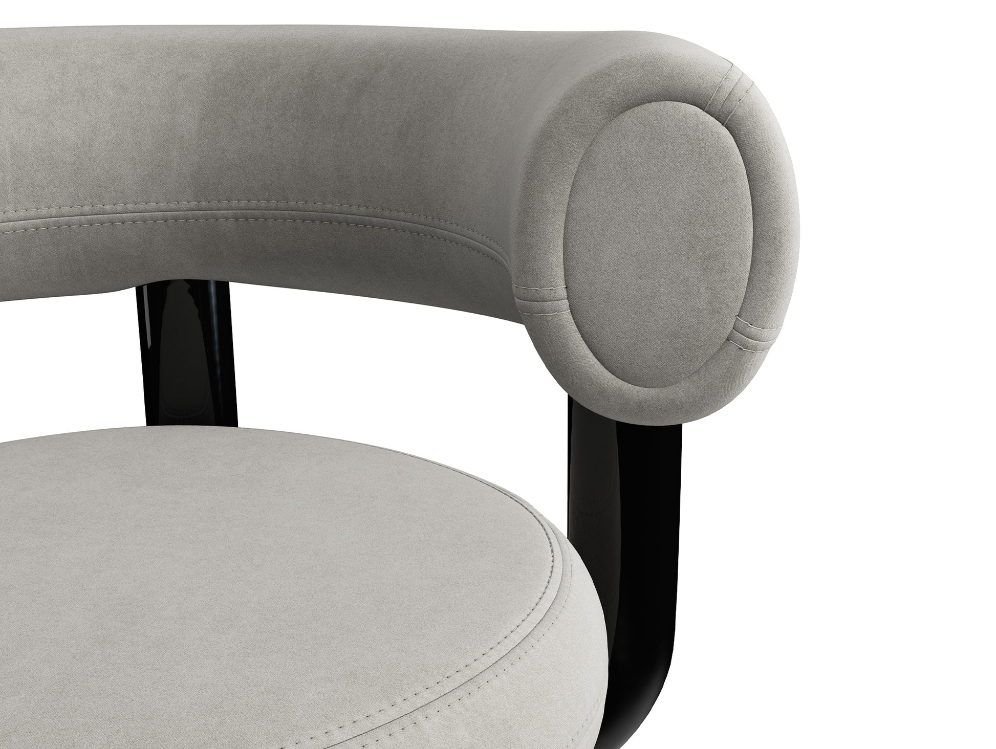 Fat Work Office Chair by Tom Dixon - Tom Dixon Royal Velvet 84