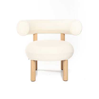 Fat Lounge Chair Wood by Tom Dixon - Lacquered Oak / Hallingdal 65 100