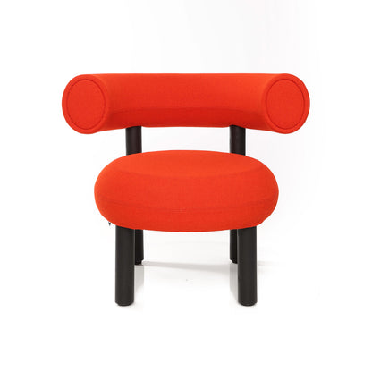 Fat Lounge Chair Wood by Tom Dixon - Black Stained Ash / Hallingdal 65 600
