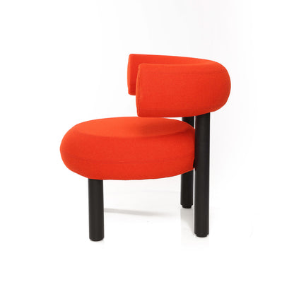 Fat Lounge Chair Wood by Tom Dixon - Black Stained Ash / Hallingdal 65 600