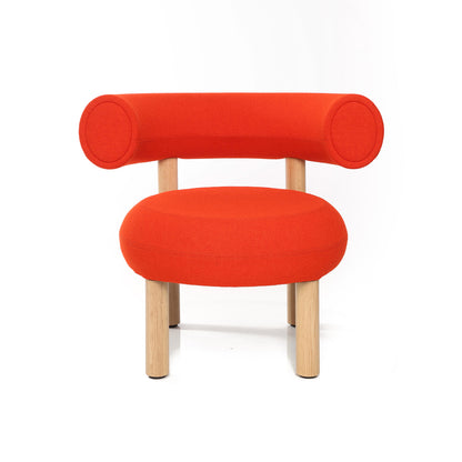 Fat Lounge Chair Wood by Tom Dixon - Lacquered Oak / Hallingdal 65 600