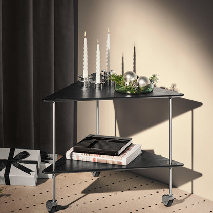 AJ Trolley by Fritz Hansen - Black Coloured Ash Veneer