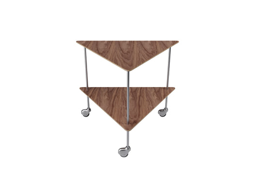 AJ Trolley by Fritz Hansen - Clear Lacquered Walnut Veneer