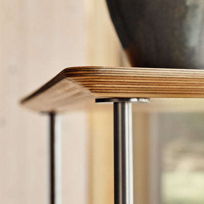 AJ Trolley by Fritz Hansen - Clear Lacquered Walnut Veneer
