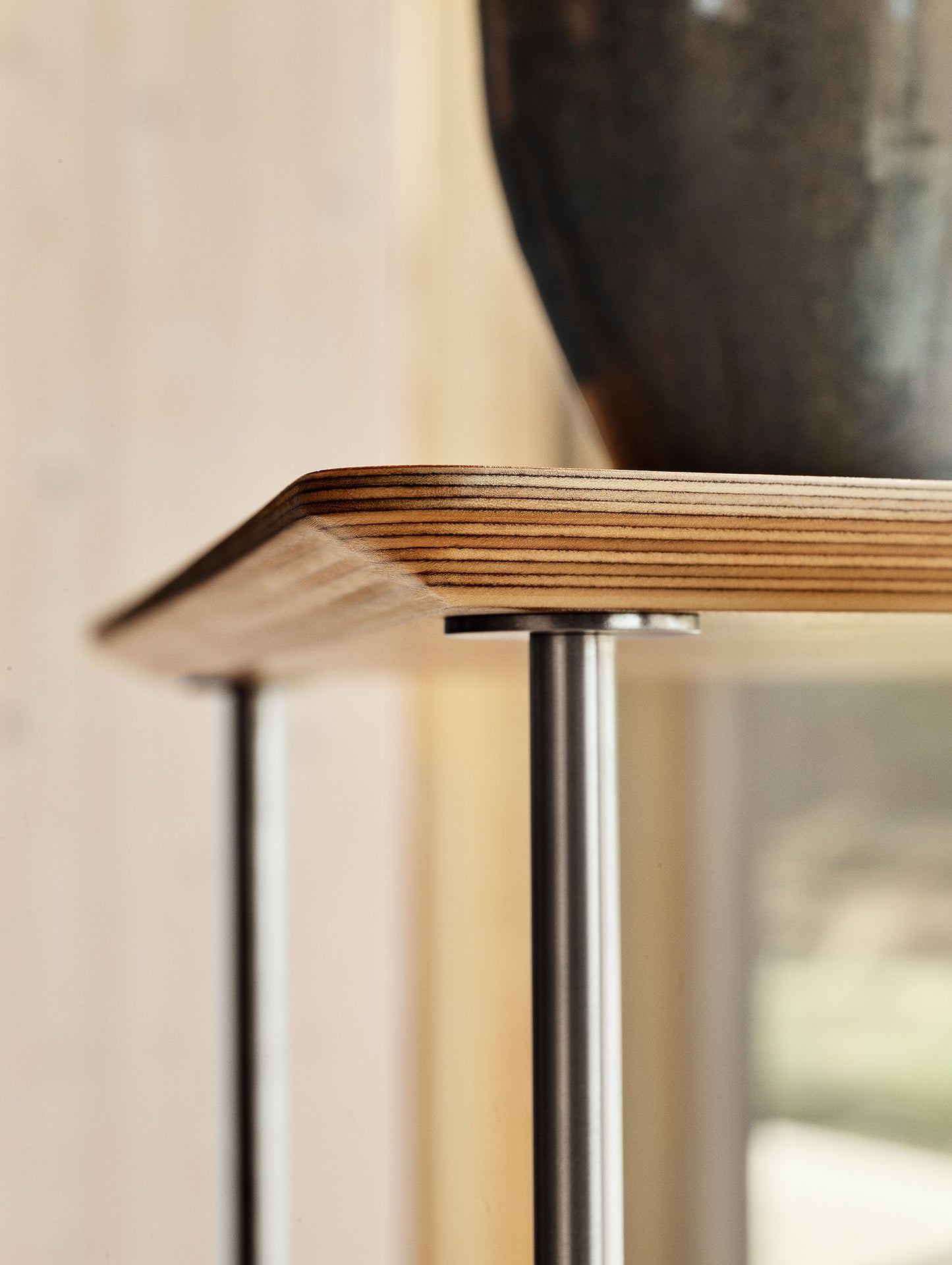 AJ Trolley by Fritz Hansen - Clear Lacquered Walnut Veneer
