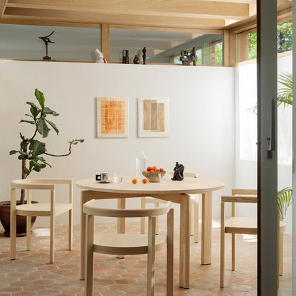 After Chair by Fritz Hansen - White Pigmented Oiled Ash