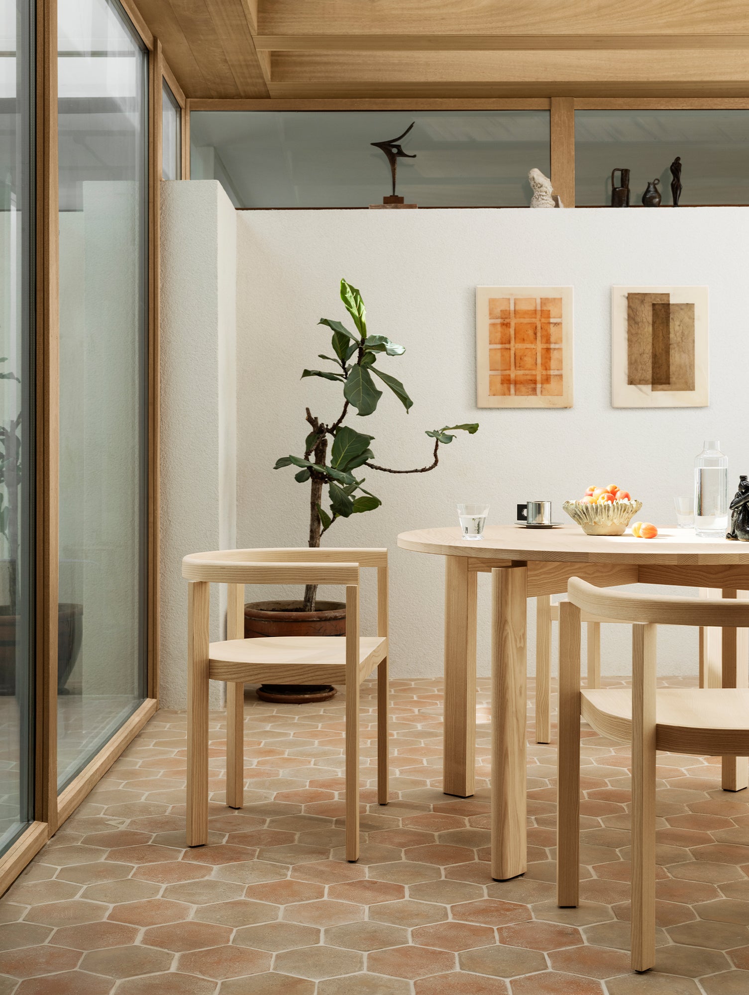 After Chair by Fritz Hansen - White Pigmented Oiled Ash