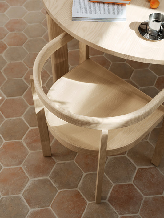 After Chair by Fritz Hansen - White Pigmented Oiled Ash