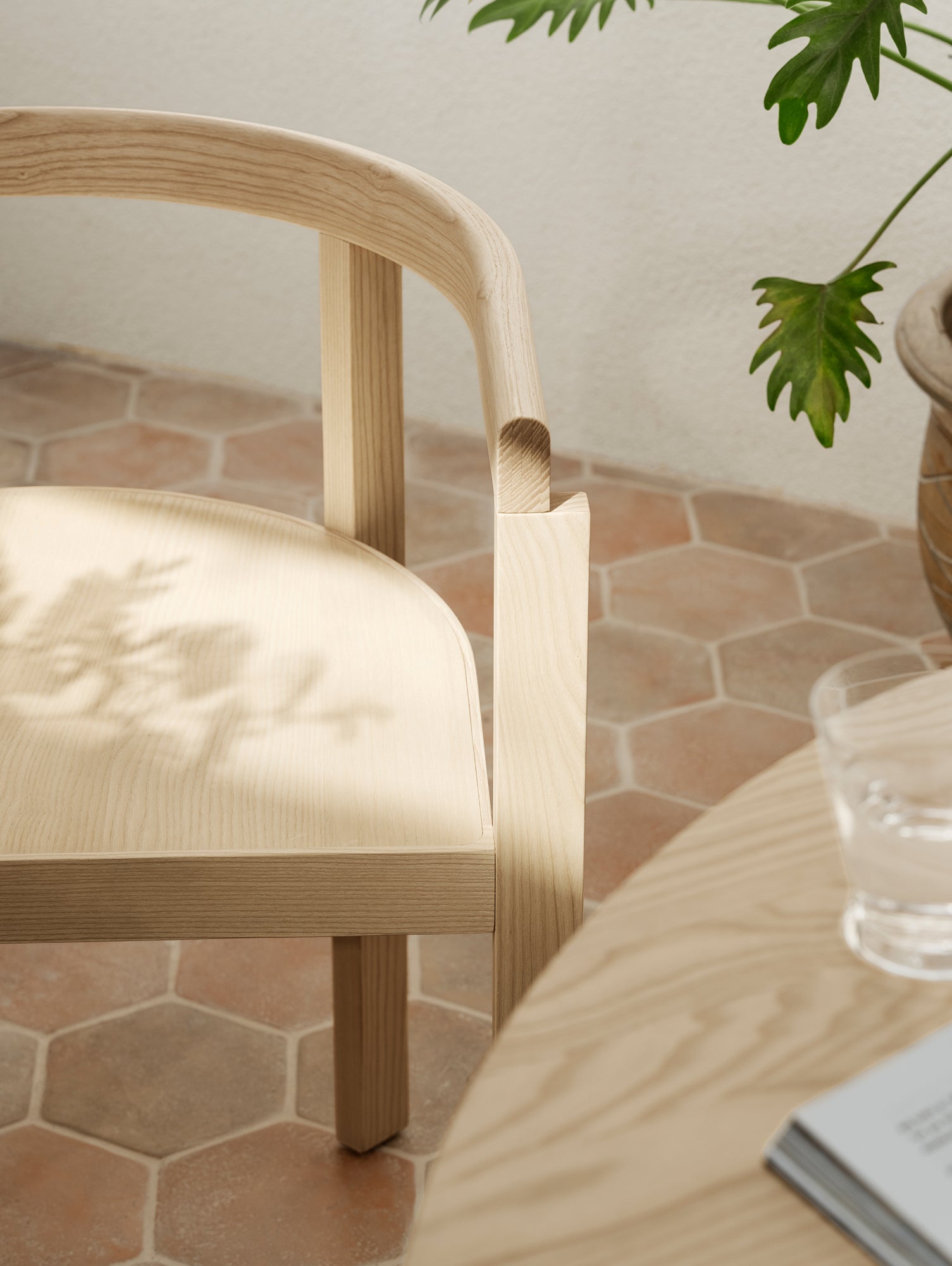 After Chair by Fritz Hansen - White Pigmented Oiled Ash