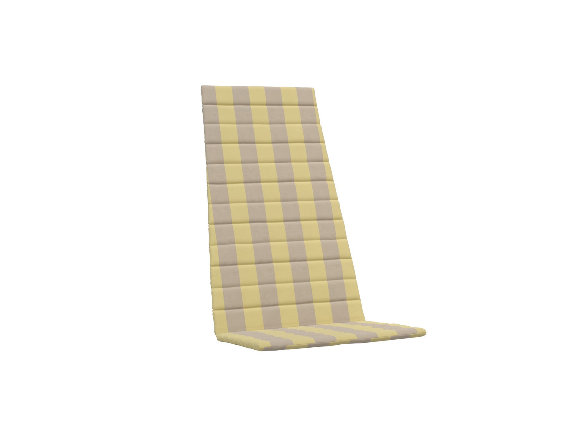 Between Lines Deck Chair Cushion by Fritz Hansen - Lemon / Sand Stripe