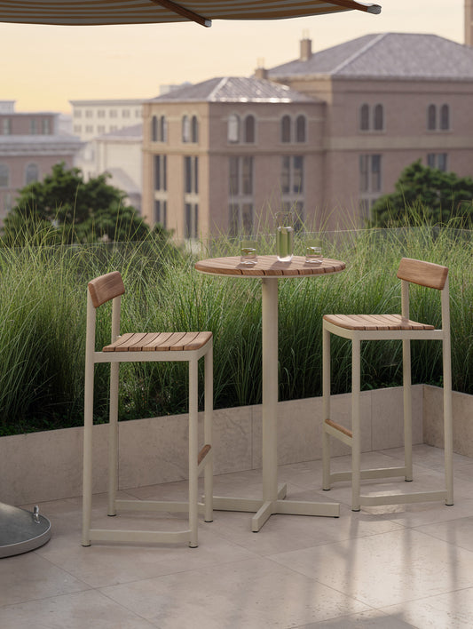 Pelagus High Table by Fritz Hansen - H105 cm / Light Ivory