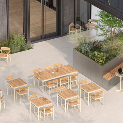 Pelagus High Table by Fritz Hansen - H95 cm / Light Ivory