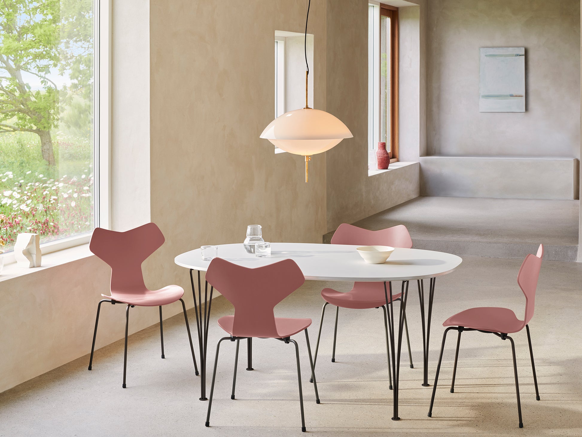 Clam Pendant Lamp by Fritz Hansen 