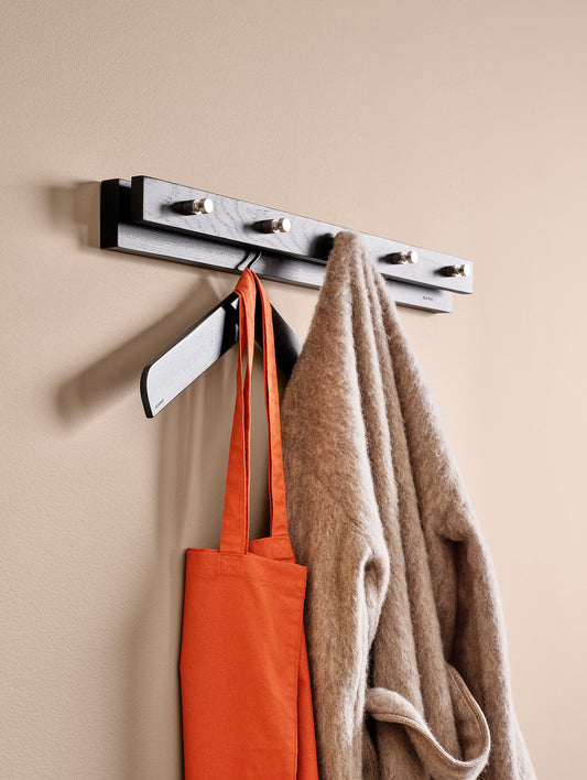 Cutter Coat Rack by Fritz Hansen - 72 cm / Black Painted Oak