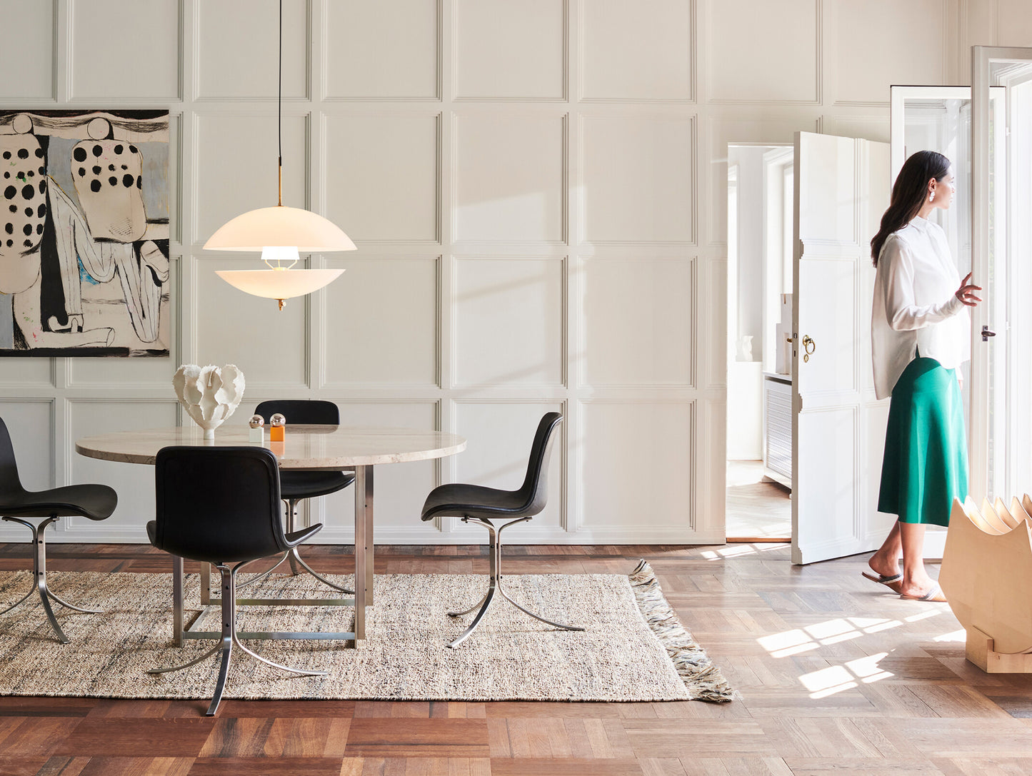 Clam Pendant Lamp by Fritz Hansen 