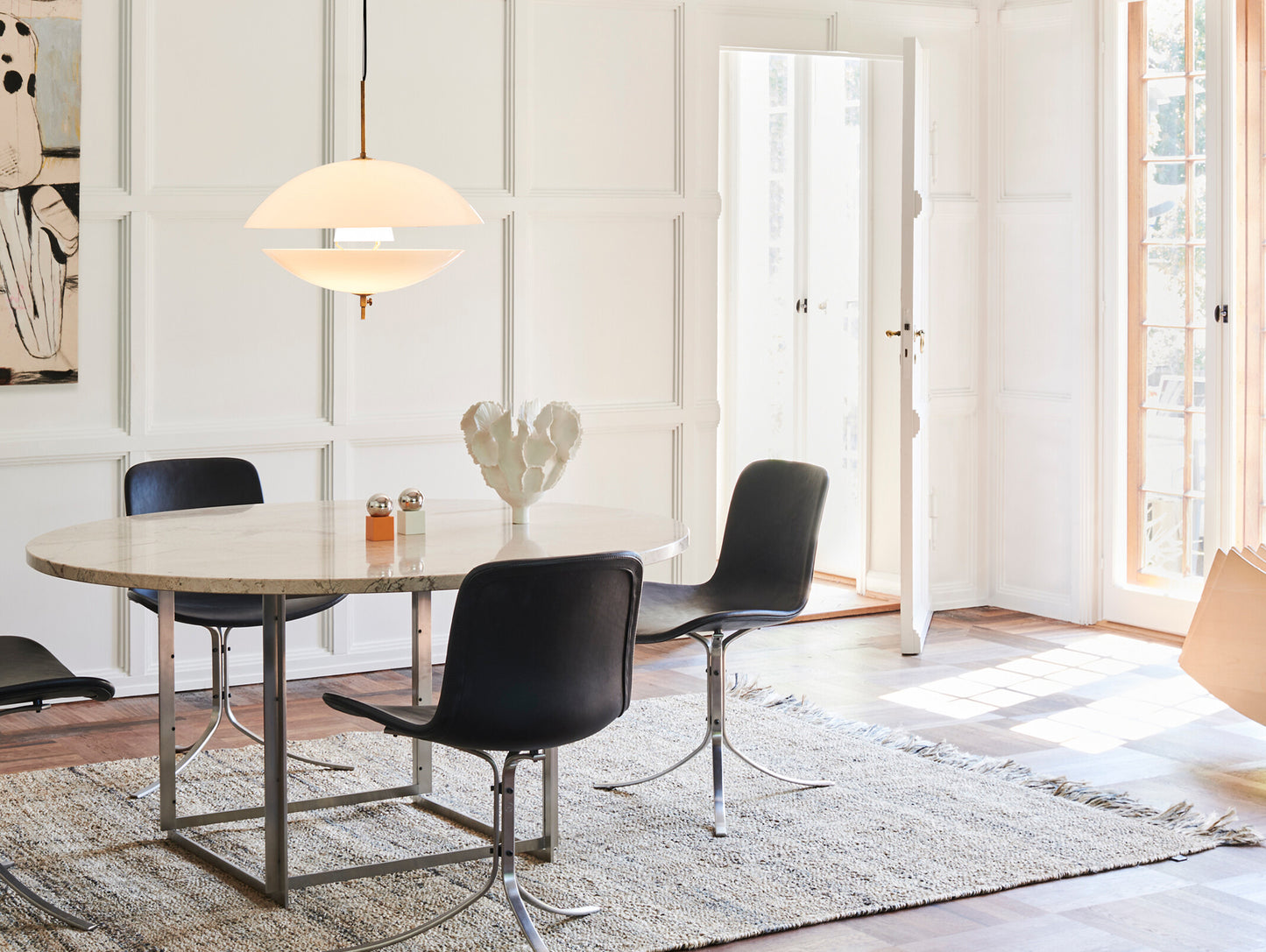 Clam Pendant Lamp by Fritz Hansen 