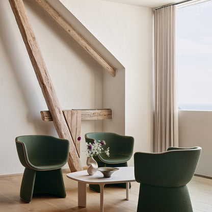 Analog Coffee Table (JH63A) by Fritz Hansen - Light Beige Ash