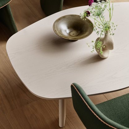 Analog Coffee Table (JH63A) by Fritz Hansen - Light Beige Ash
