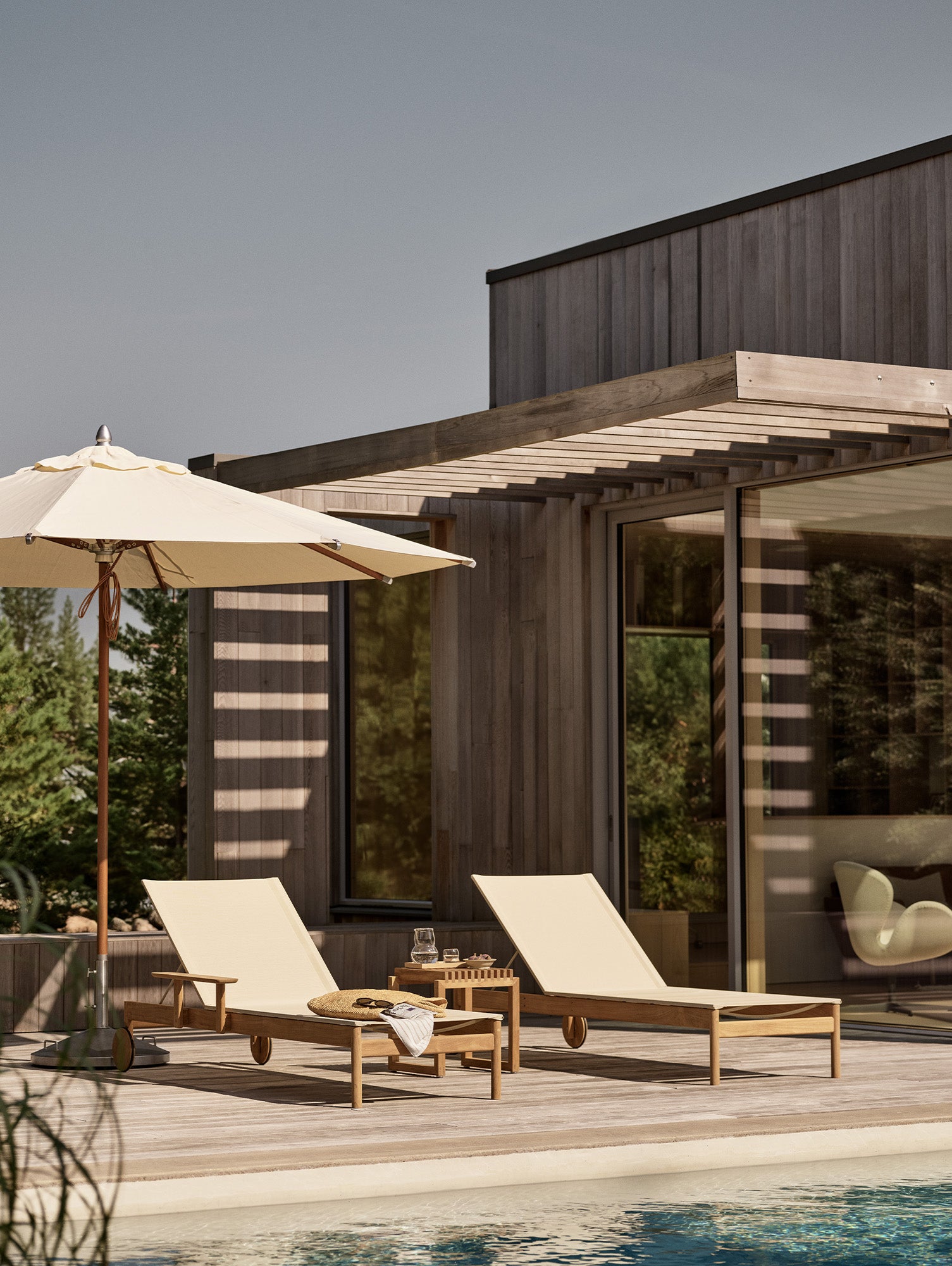 Capri Umbrella Foot by Fritz Hansen