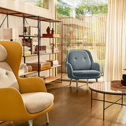 Fri Lounge Chair JH4 - Single Upholstery by Fritz Hansen / Safire 012