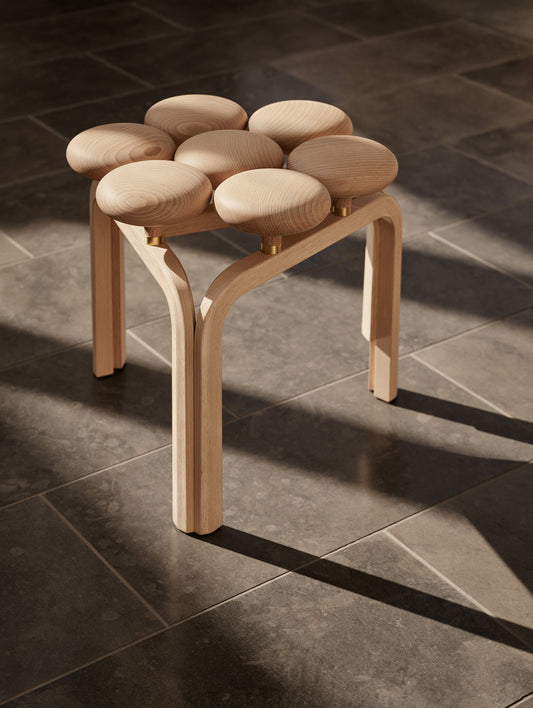 Utzon Stool by Fritz Hansen