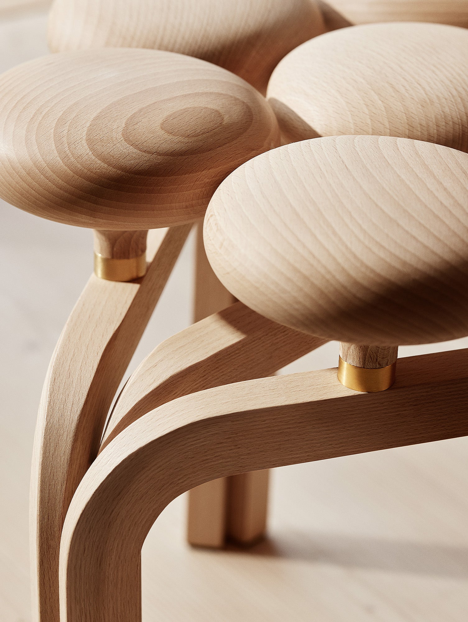 Utzon Stool by Fritz Hansen
