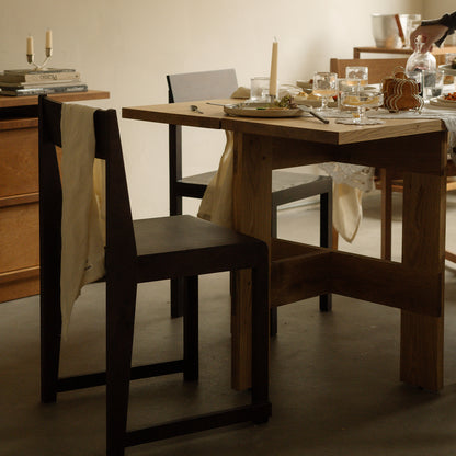 Chair 01 by Frama - Dark Brown Oiled Birch