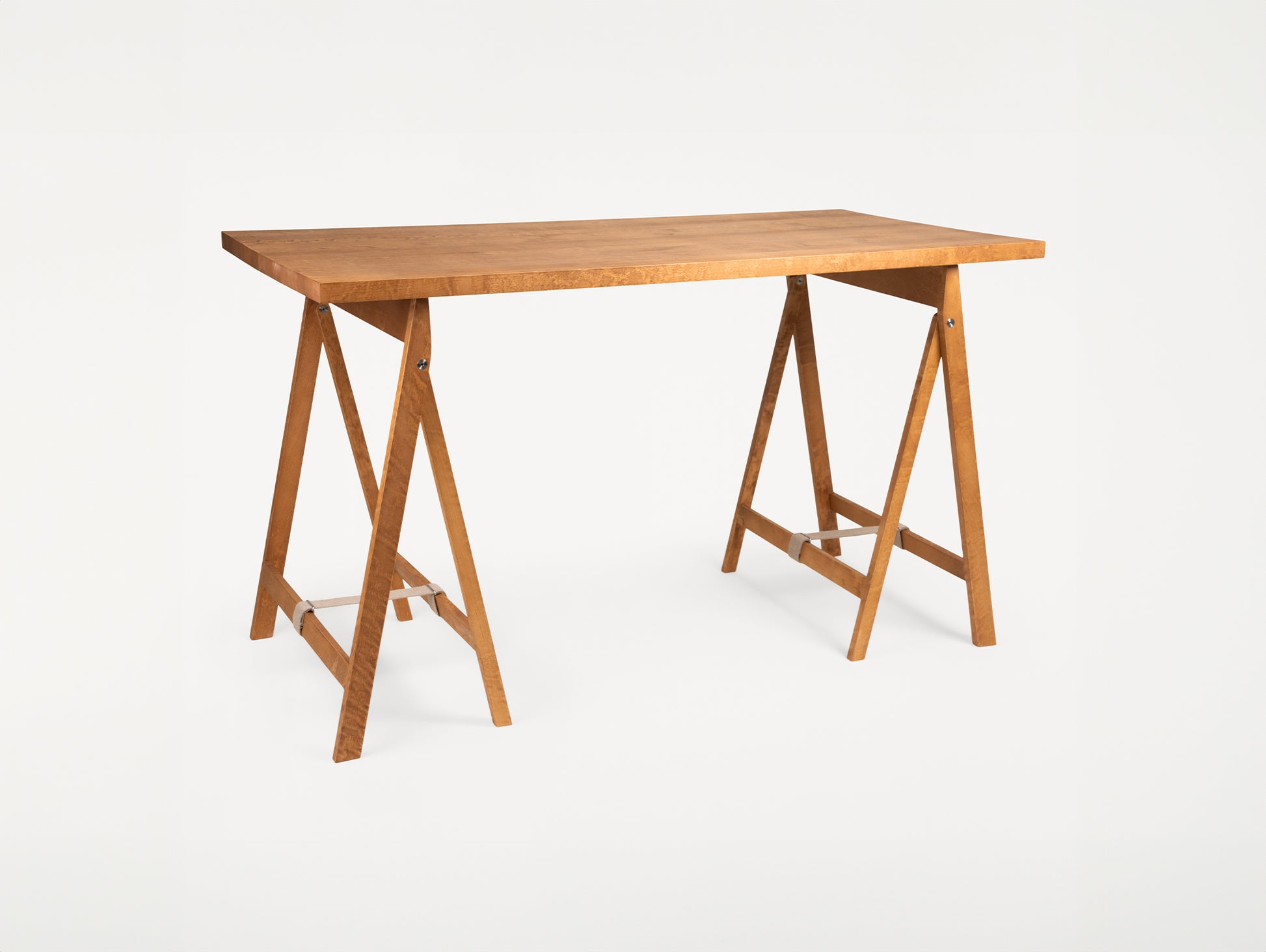 Folding Flat Trestle Table by Frama