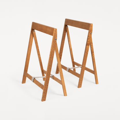 Folding Flat Trestle Table by Frama
