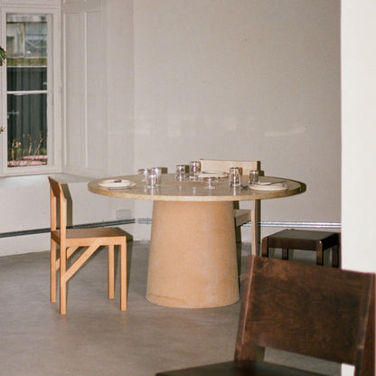 Sintra Dining Table by FRAMA - Yellow Limestone (Negrais)