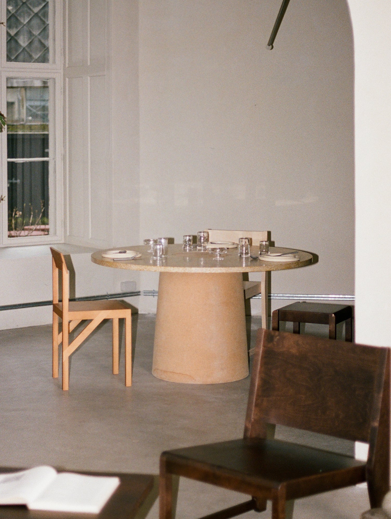 Sintra Dining Table by FRAMA - Yellow Limestone (Negrais)