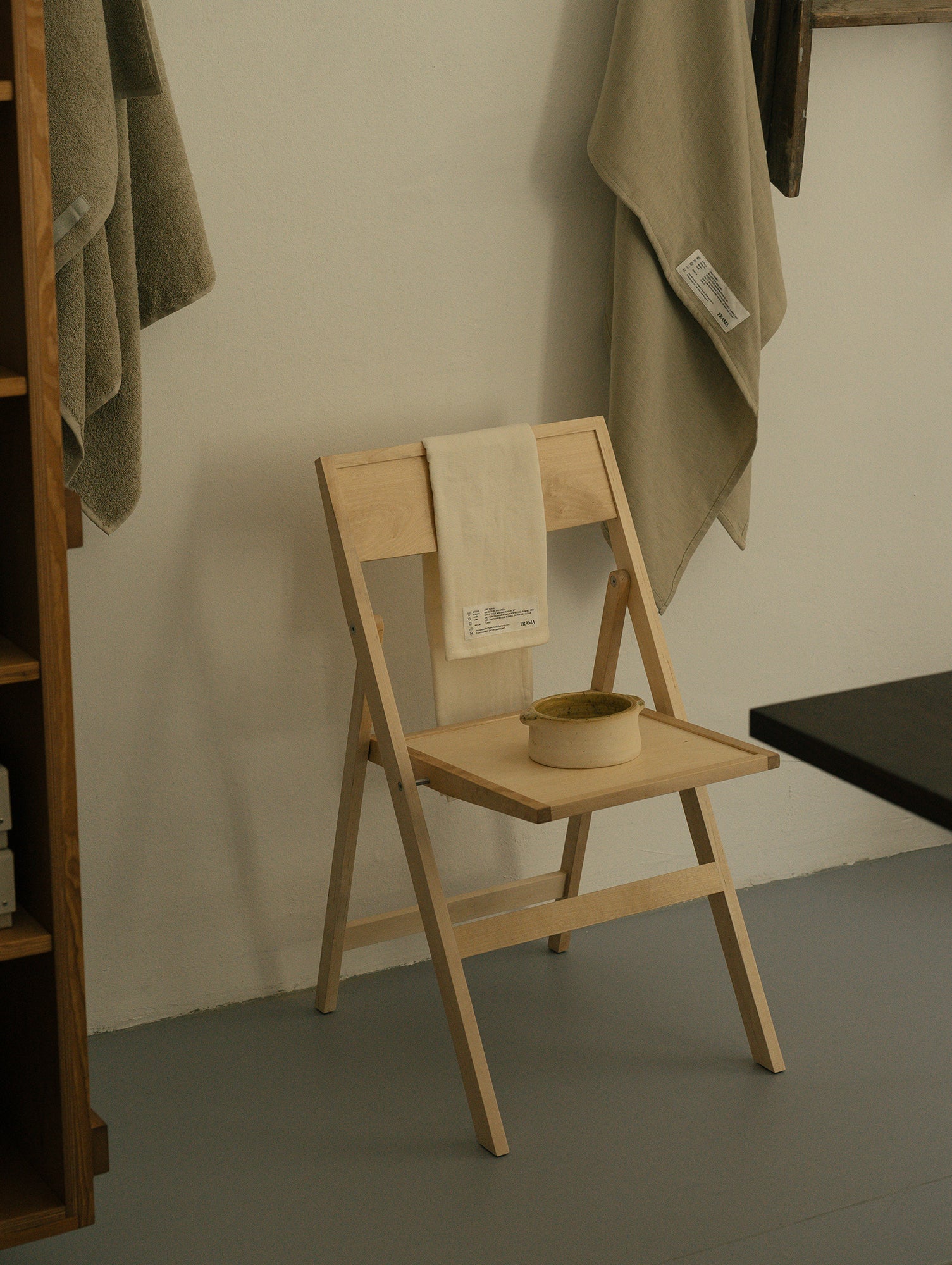 Folding Flat Chair by Frama - Oiled Birch