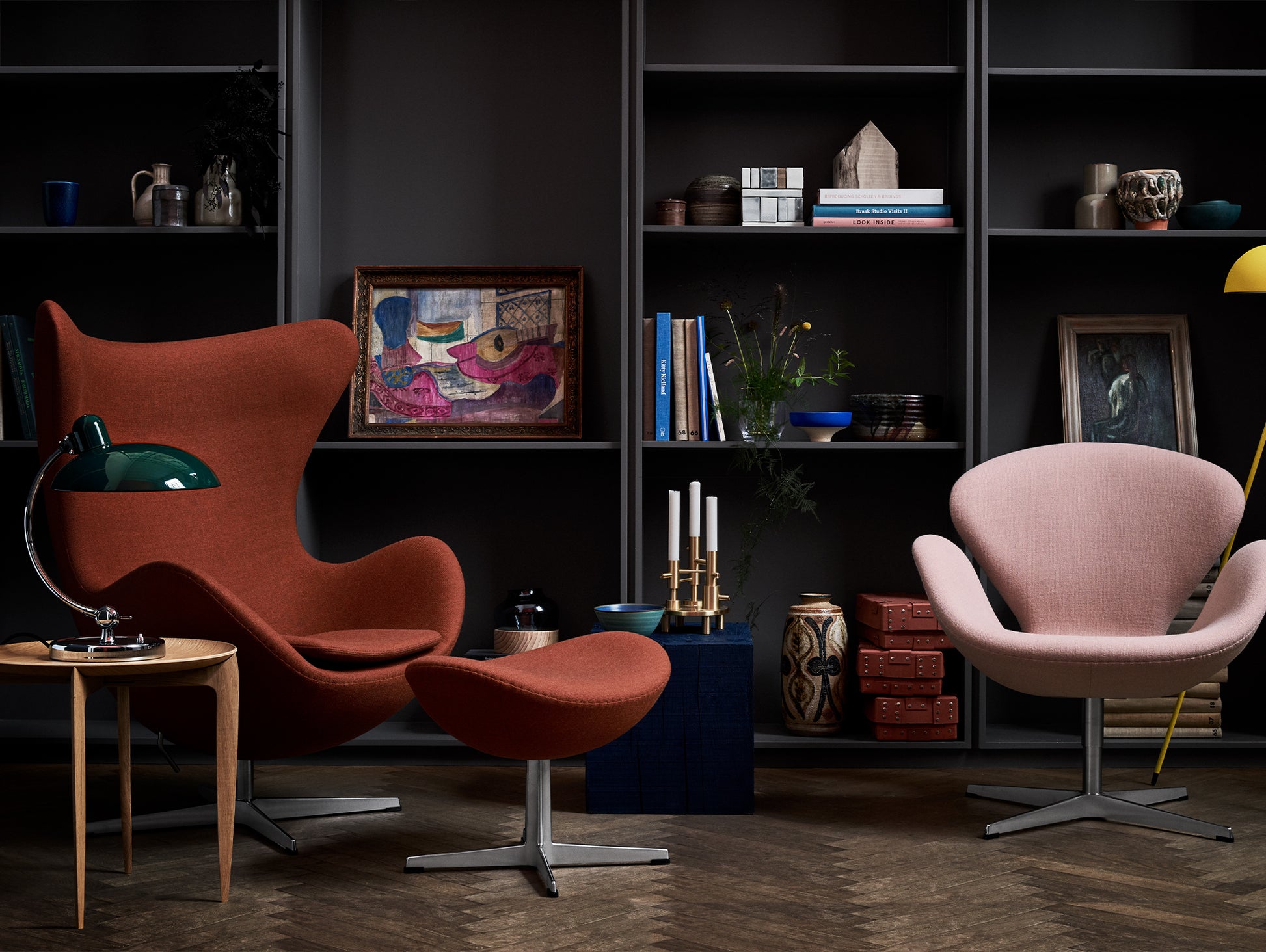 Egg Footstool by Fritz Hansen 