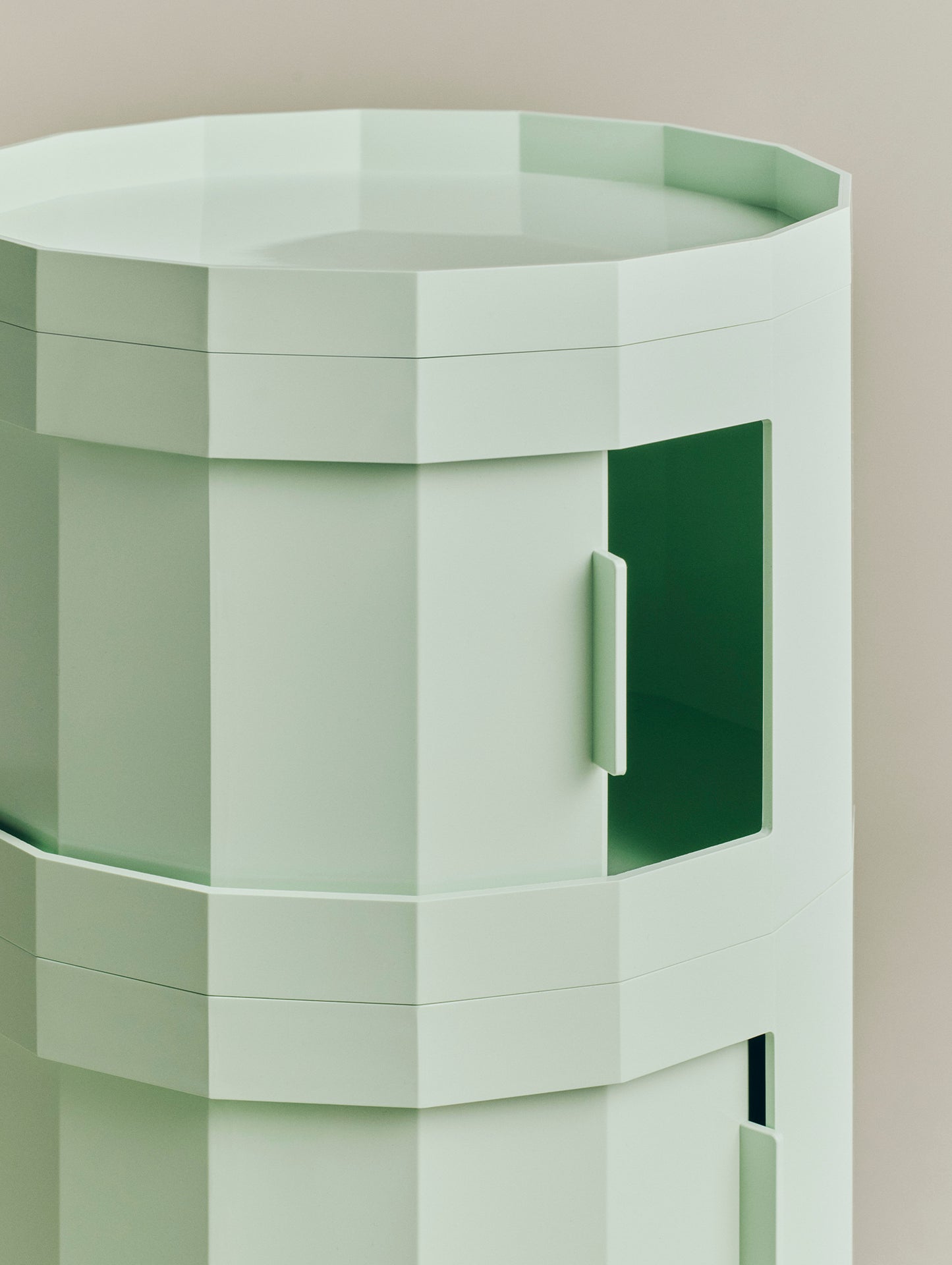 Facet Cabinet 110 by HAY - Soft Mint