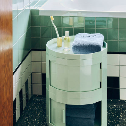 Facet Cabinet 20 by HAY - Soft Mint