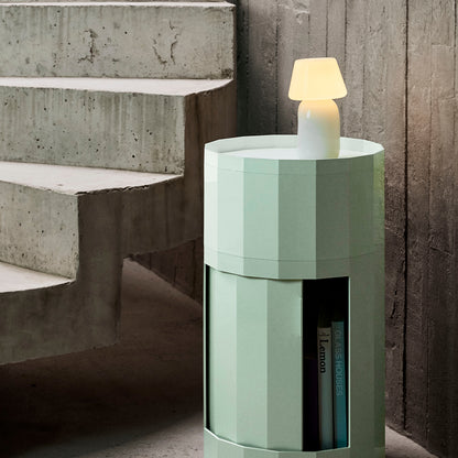Facet Cabinet High by HAY - Soft Mint