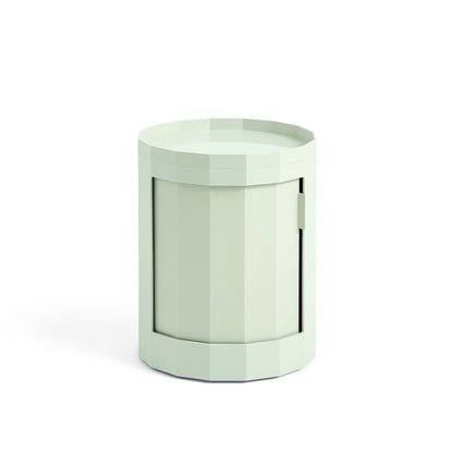 Facet Cabinet Low by HAY - Soft Mint