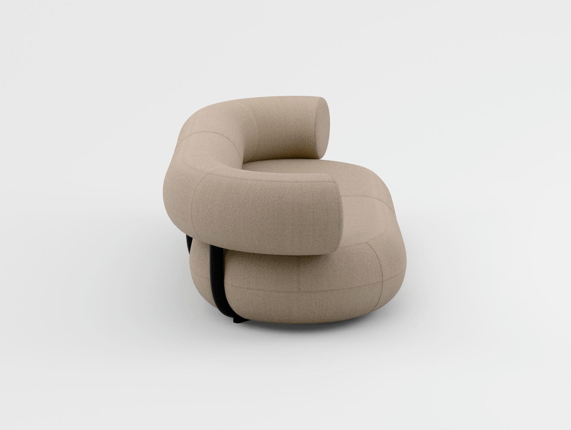 Fat 2.5-Seater Modular Sofa by Tom Dixon - Tom Dixon Boucle 84