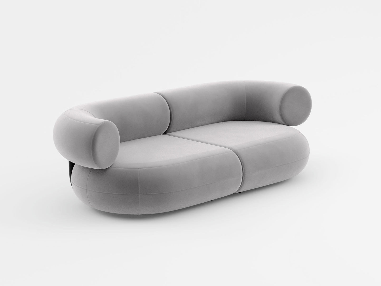 Fat 2.5-Seater Modular Sofa by Tom Dixon - Tom Dixon Velvet 125