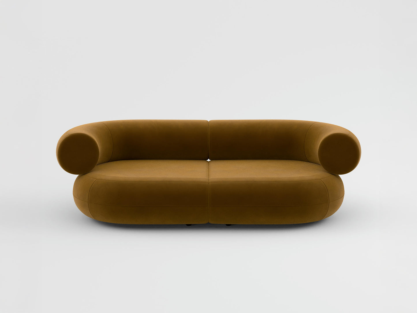 Fat 2.5-Seater Modular Sofa by Tom Dixon - Tom Dixon Velvet 132