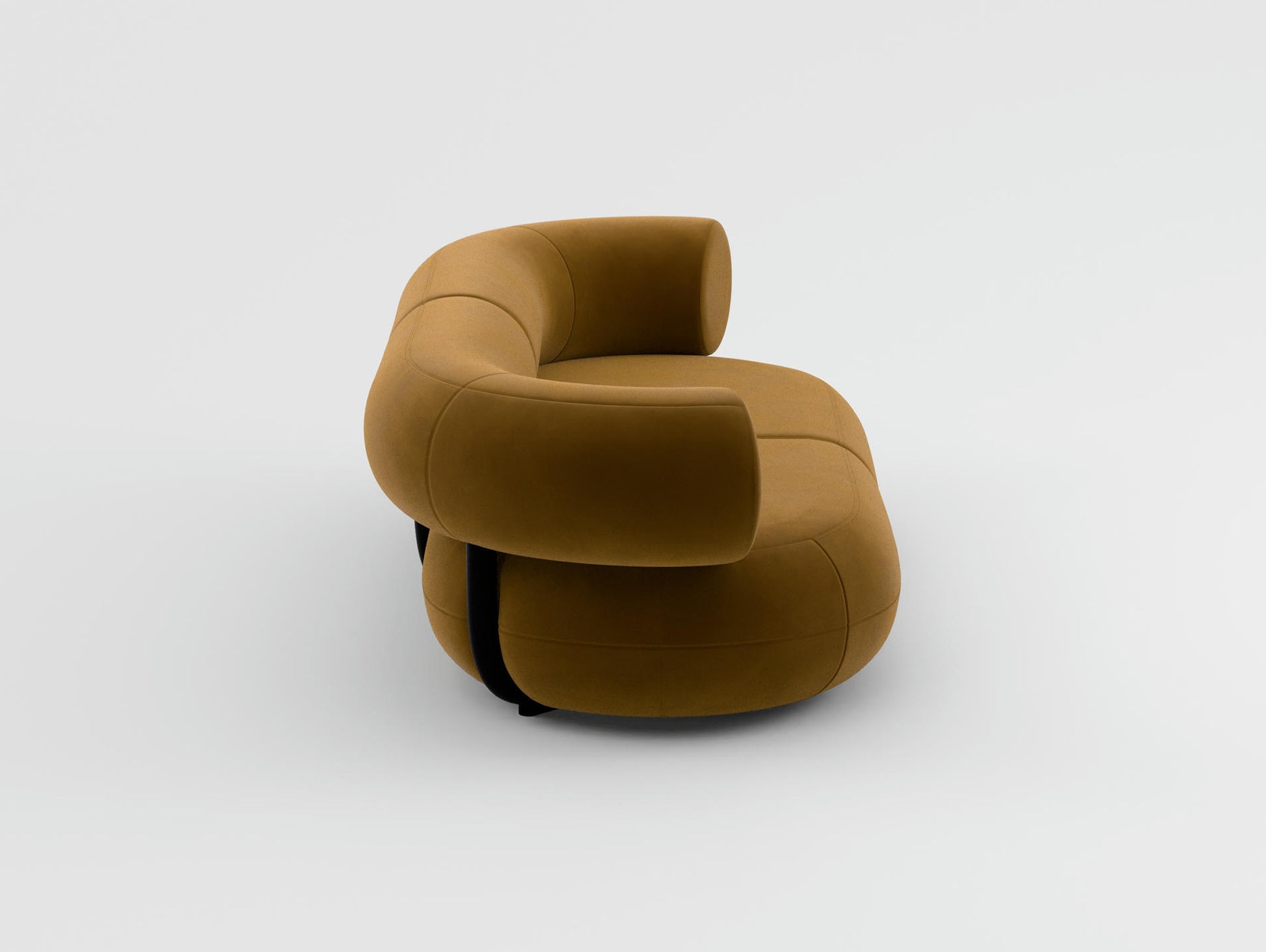 Fat 2.5-Seater Modular Sofa by Tom Dixon - Tom Dixon Velvet 132