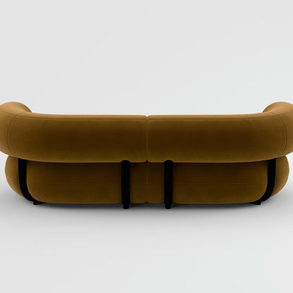 Fat 2.5-Seater Modular Sofa by Tom Dixon - Tom Dixon Velvet 132