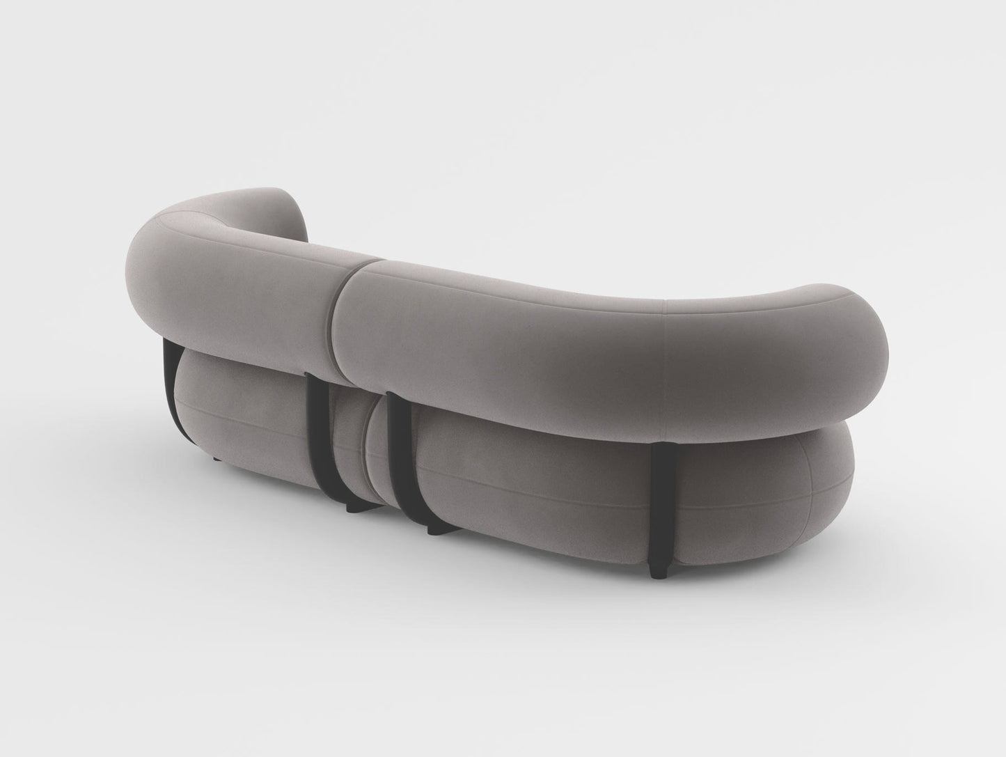 Fat 2.5-Seater Modular Sofa by Tom Dixon - Tom Dixon Velvet 84