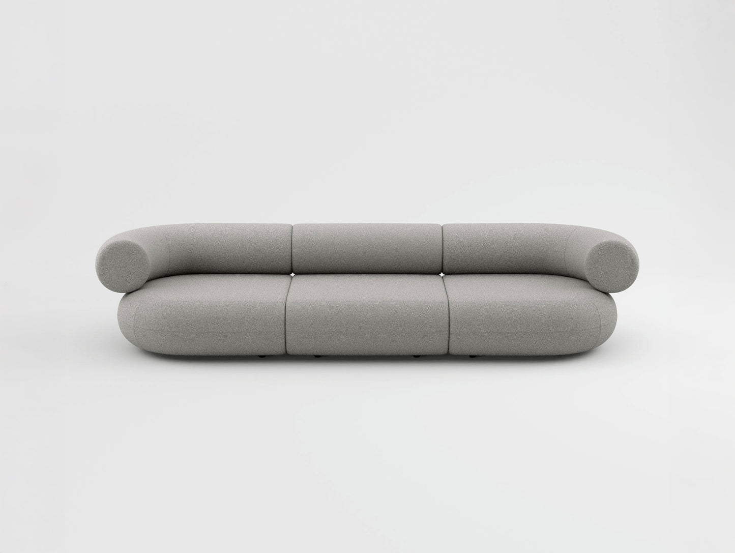 Fat 3-Seater Modular Sofa by Tom Dixon - Divina Melange 120