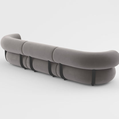 Fat 3-Seater Modular Sofa by Tom Dixon - Tom Dixon Velvet 84