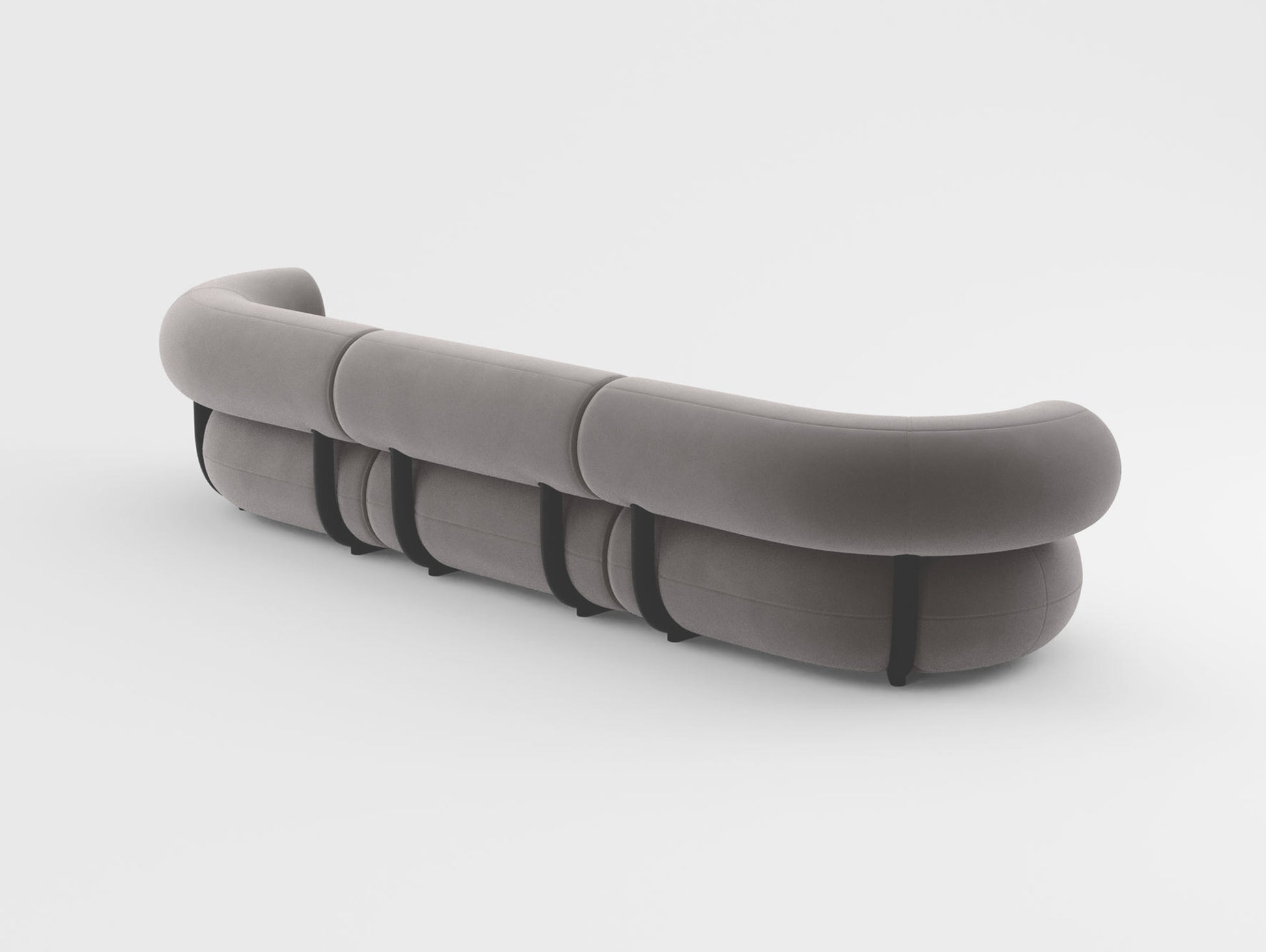 Fat 3-Seater Modular Sofa by Tom Dixon - Tom Dixon Velvet 84