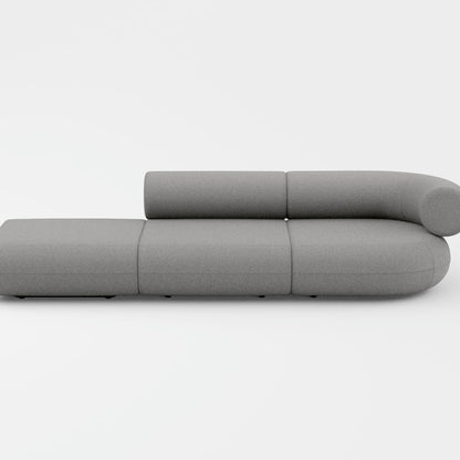 Fat 3-Seater Modular Sofa by Tom Dixon - Left Open End /  Right Armrest / Hallingdal 130